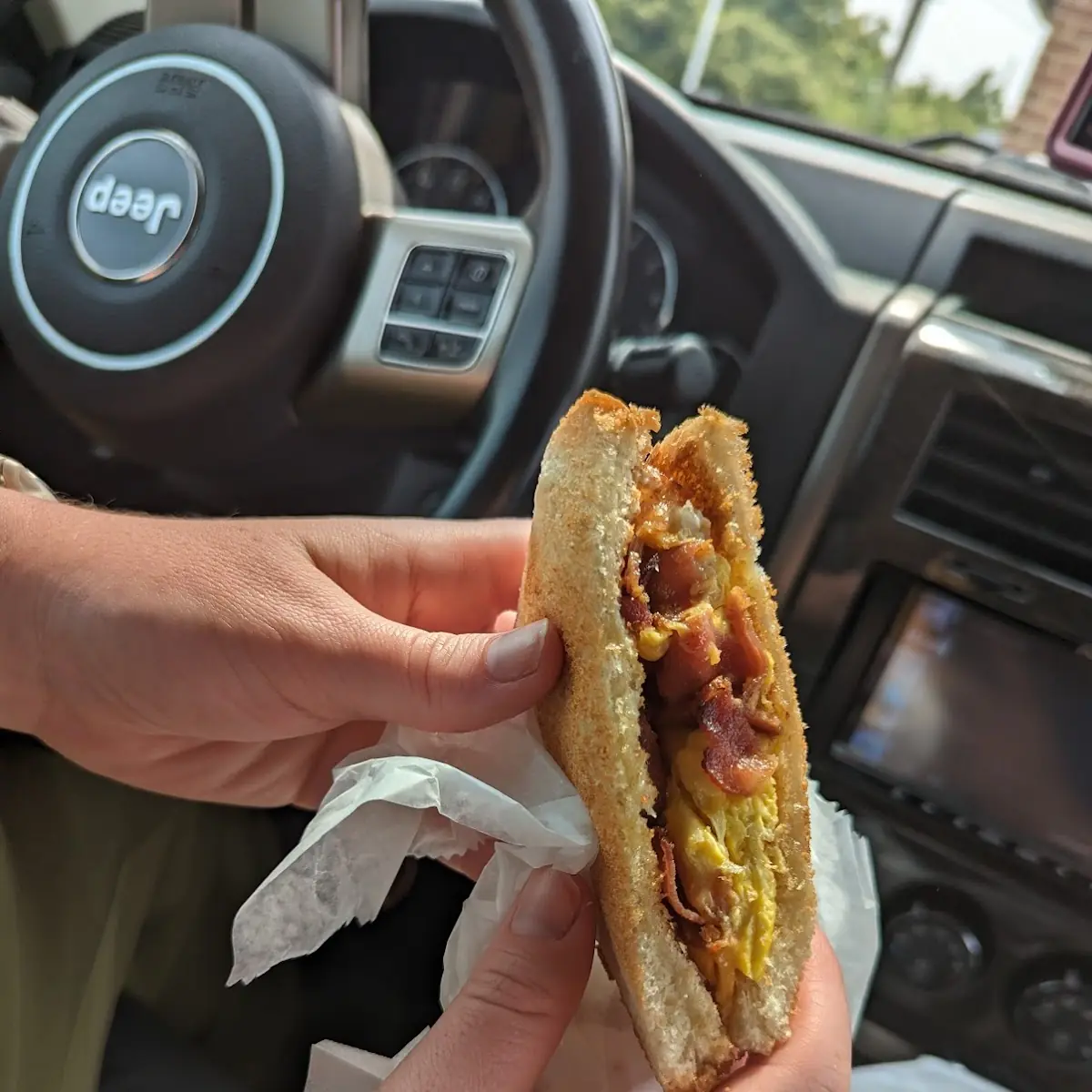Bacon Egg Cheese Breakfast Sandwich