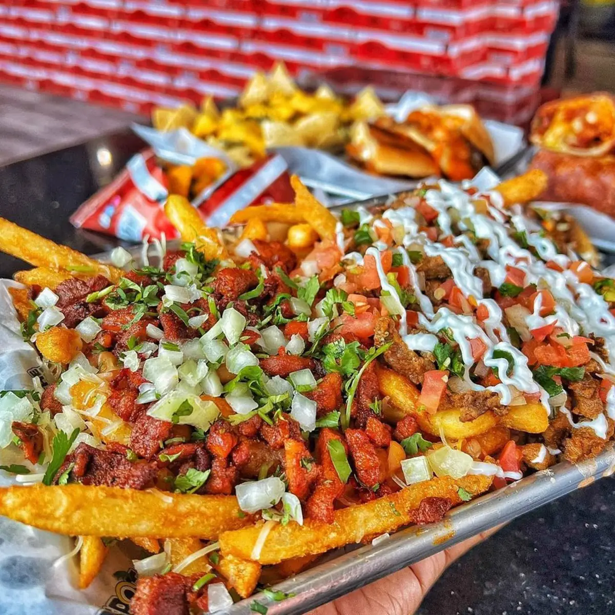 Al Pastor Loaded Fries