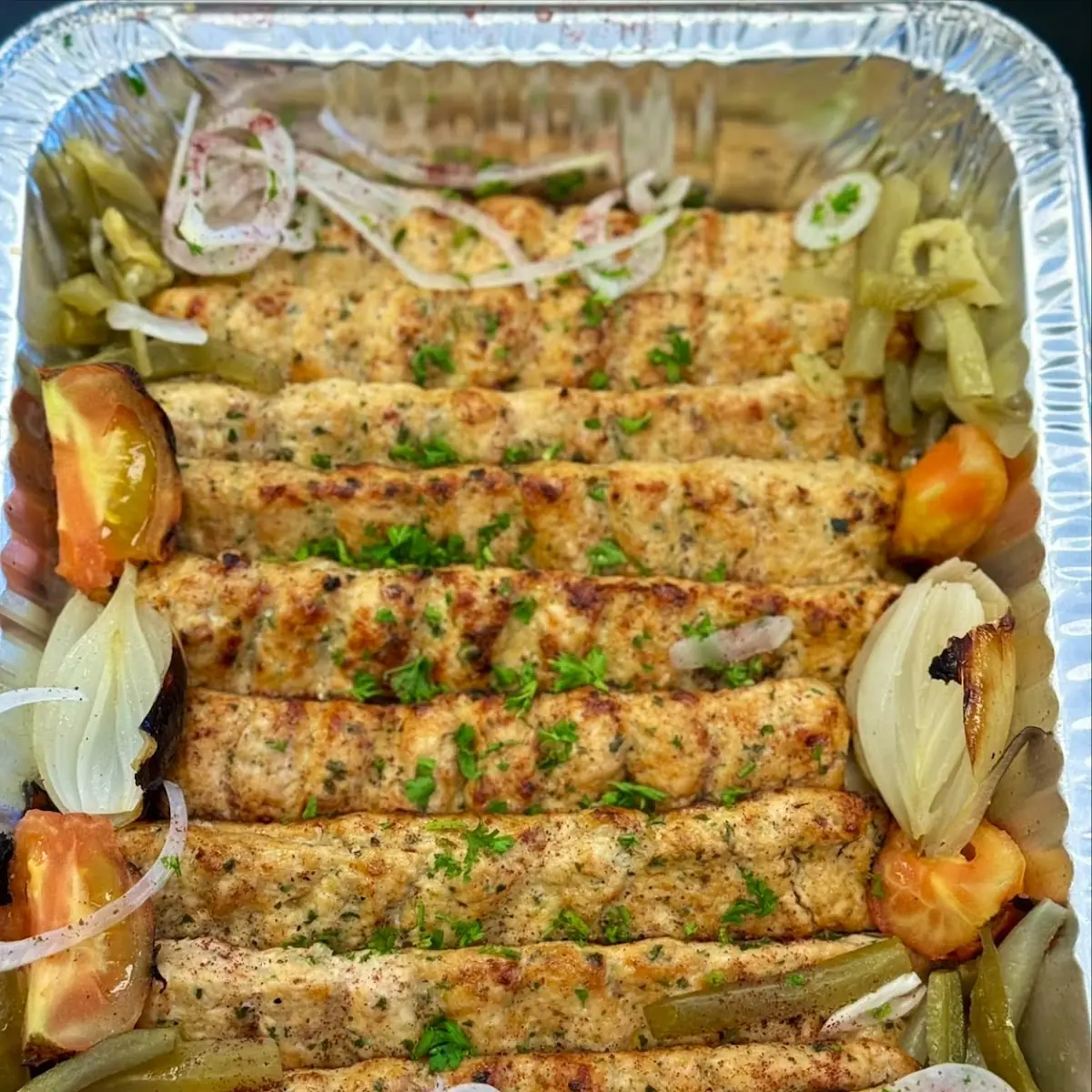 chicken kabab كباب دجاج, Bayt Ahalna Restaurant - مطعم بيت أهلنا