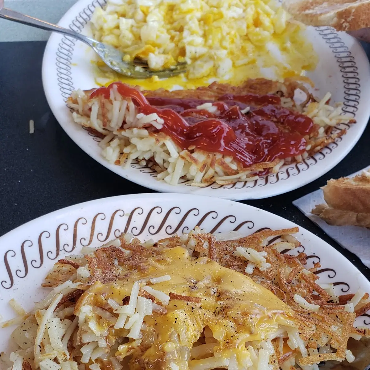 Hash Browns Covered and Smothered