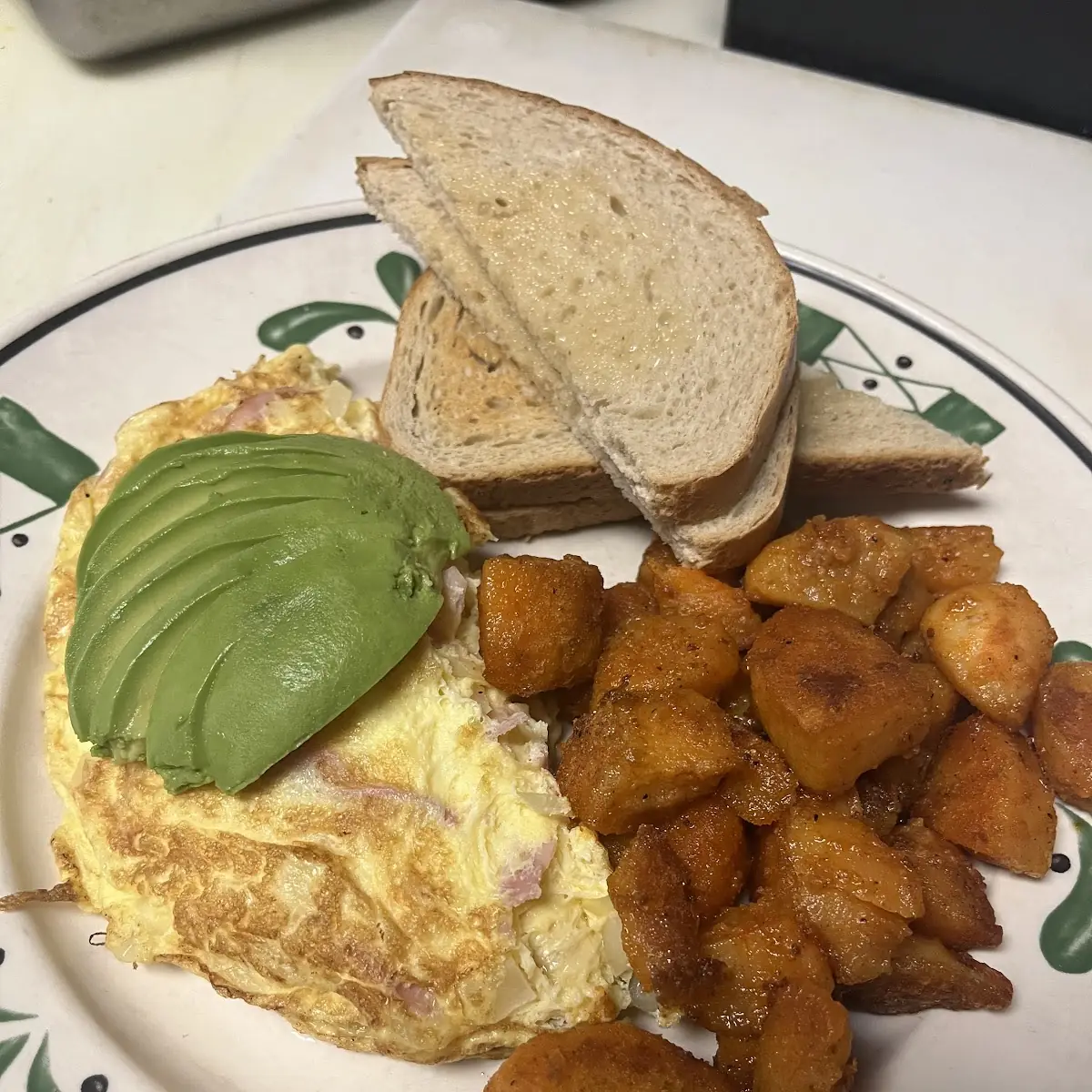 Western Omelette with Home Fries