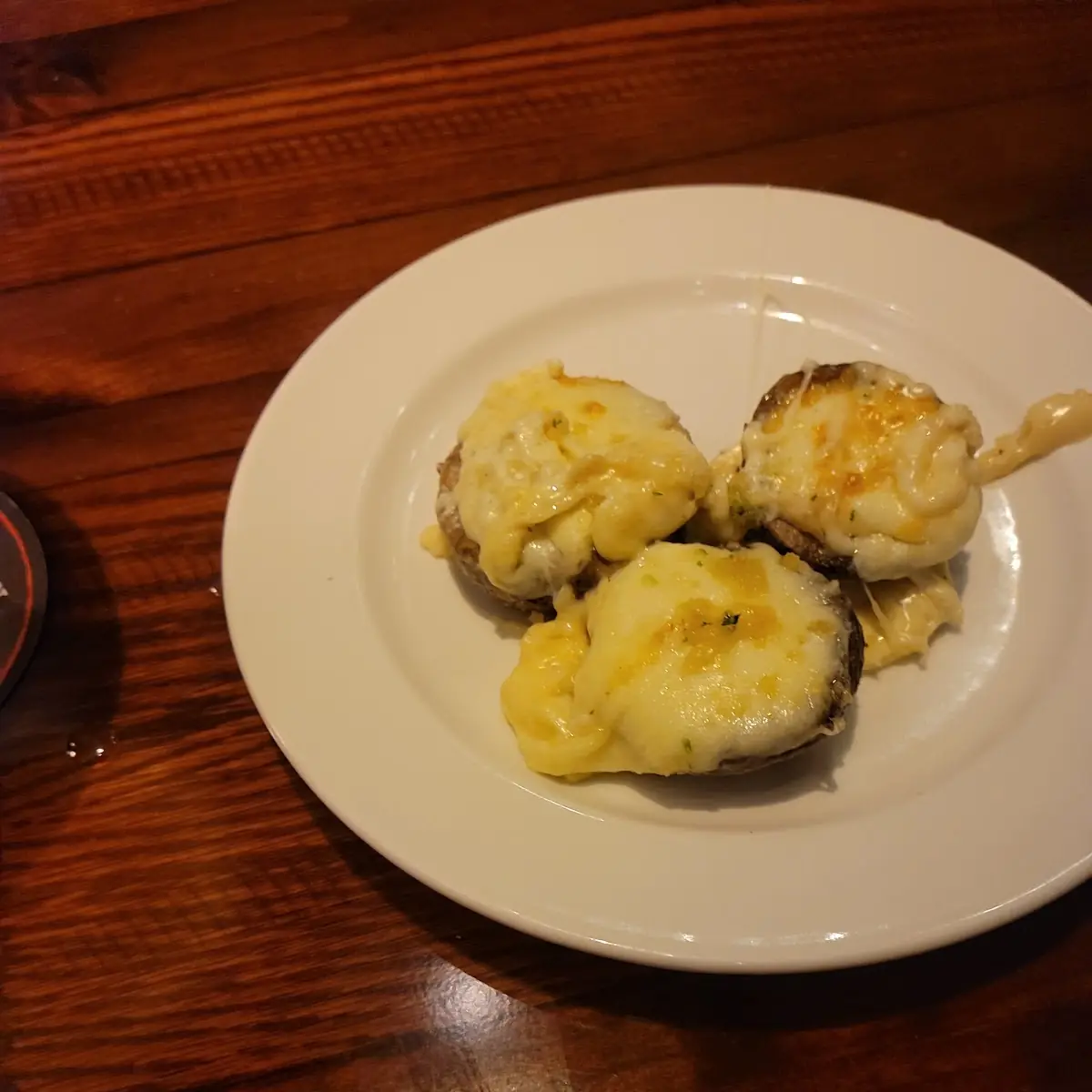 White Cheddar Stuffed Mushrooms