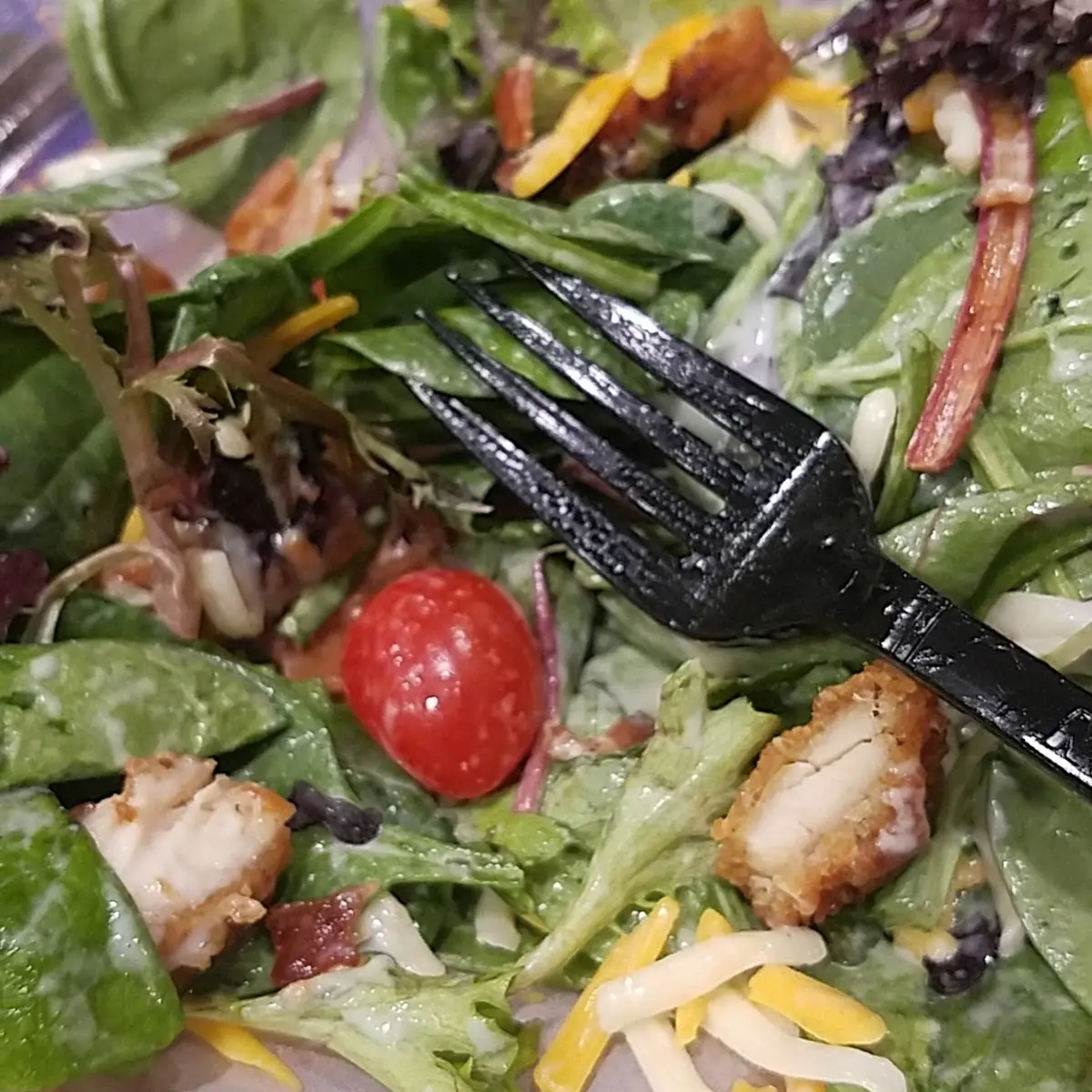 Chicken Bacon Ranch Salad