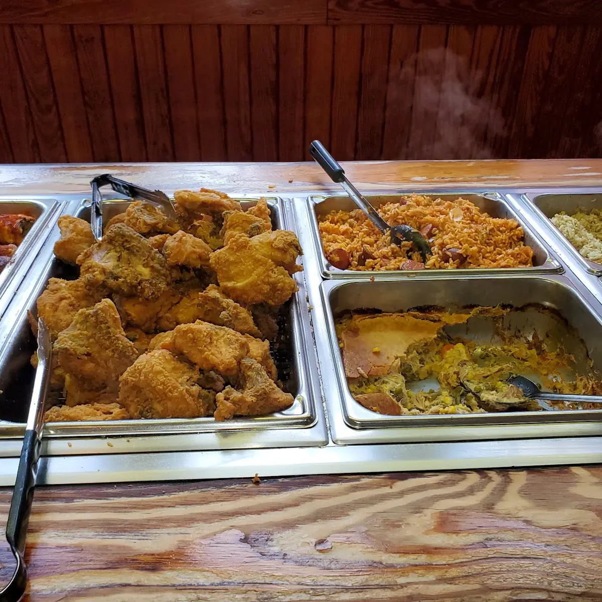 Pulled Pork Smoked Chicken and Sausage