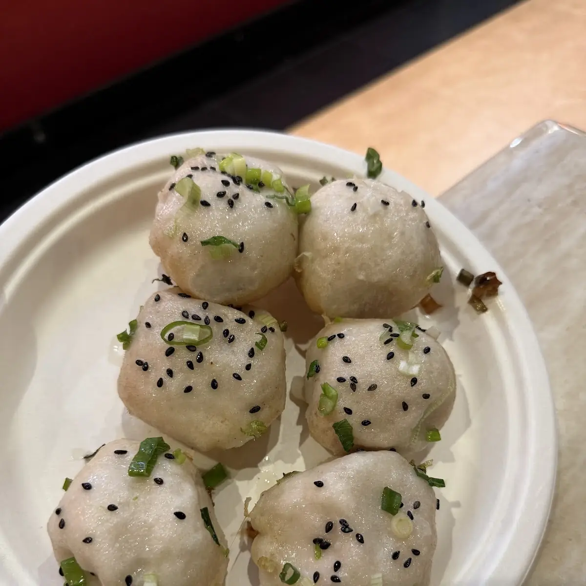 Pan-Fried Pork Buns with Sesame