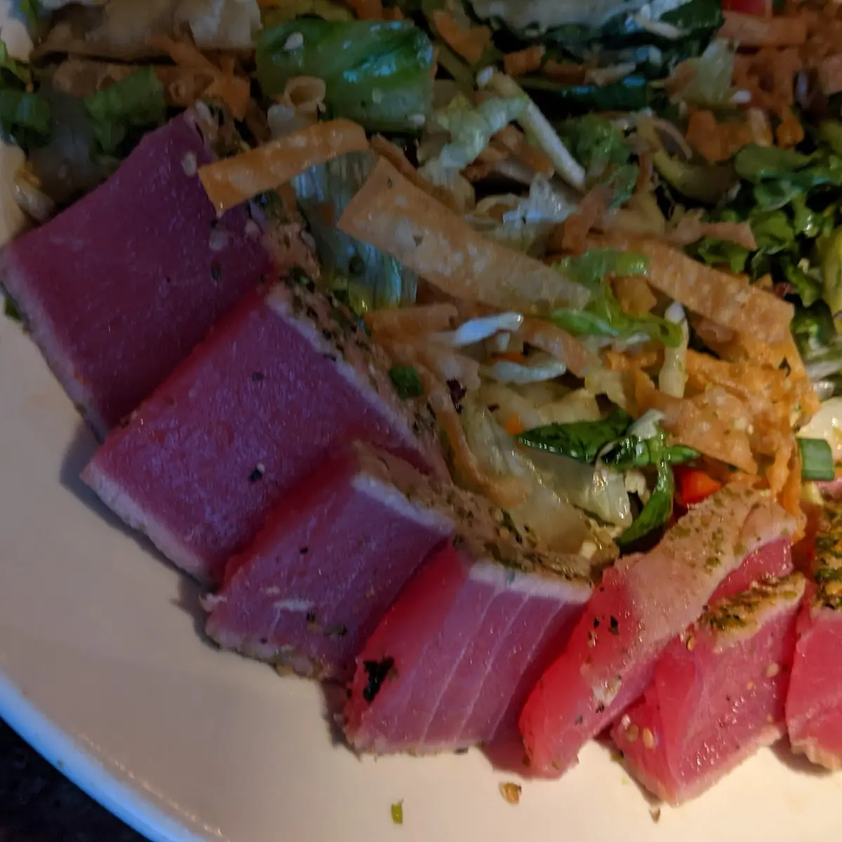 Enlightened Seared Ahi Salad