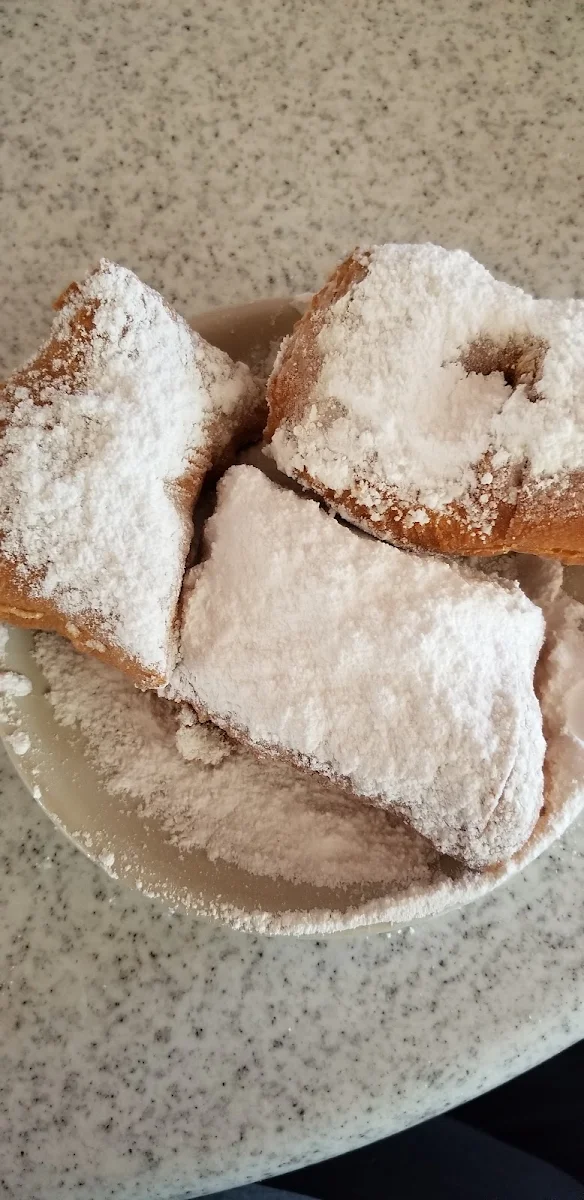 Beignets and Cafe Mocha Latte