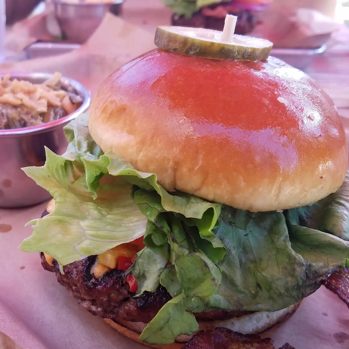 Mac N Cheese Burger