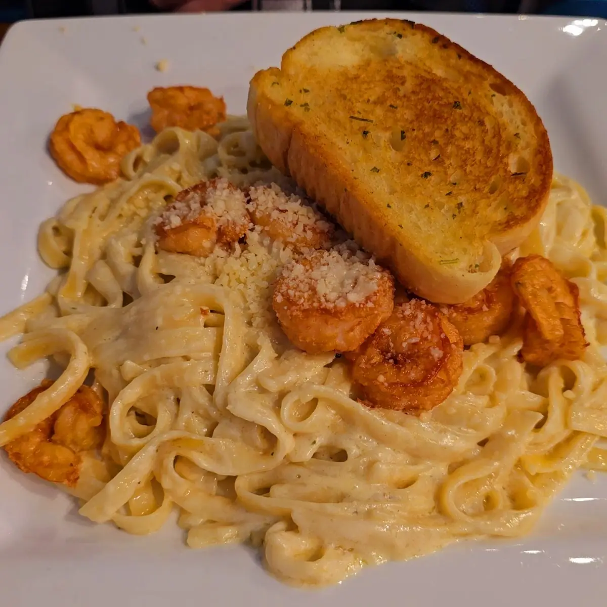 Alfredo Pasta with Shrimp