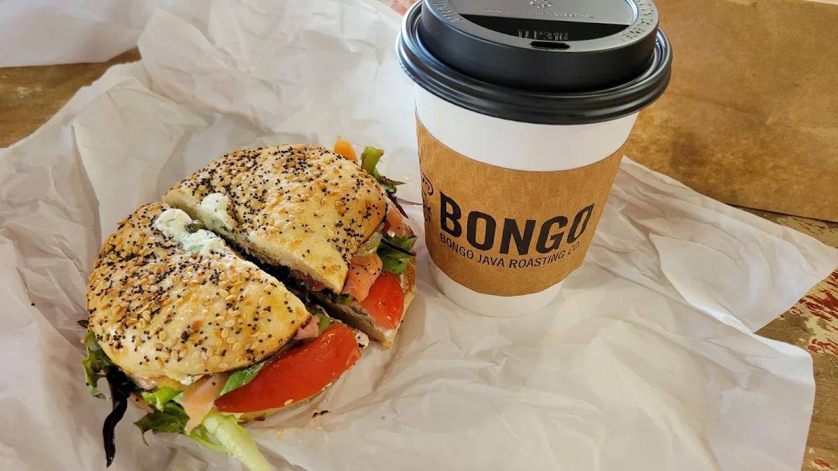 Smoked Salmon on Everything Bagel