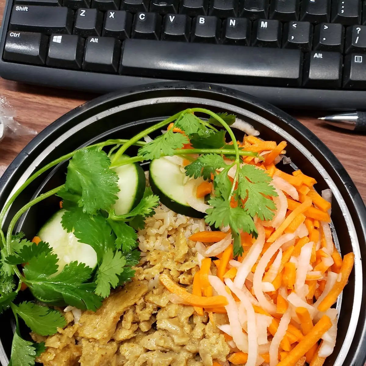 Coconut Curry Chicken Rice Bowl