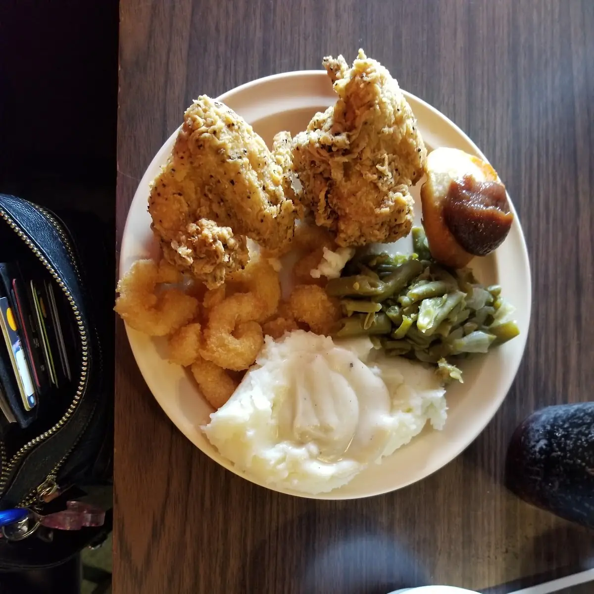 Chicken Breast Shrimp and Cod Broccoli Mashed Potatoes