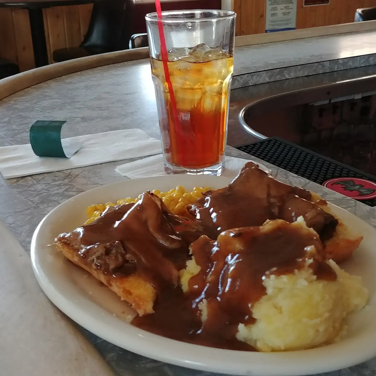 Roast Beef Hot Shot with Mash Potatoes