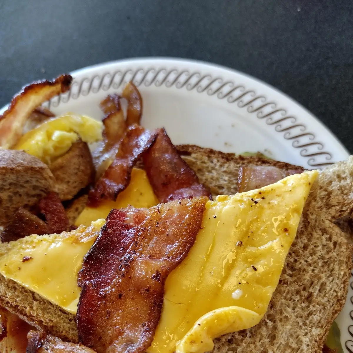 Texas Bacon Egg & Cheese Melt