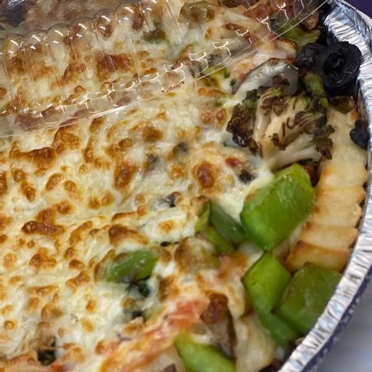 Veggie Pizza Fries w Chicken