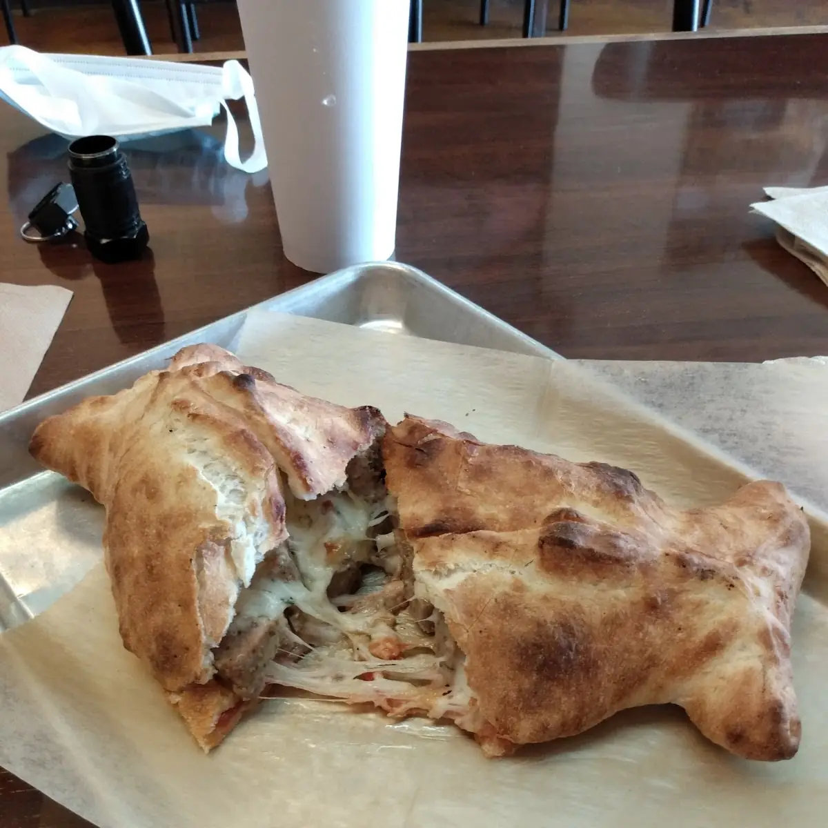 Stuffed Meatball Sandwich