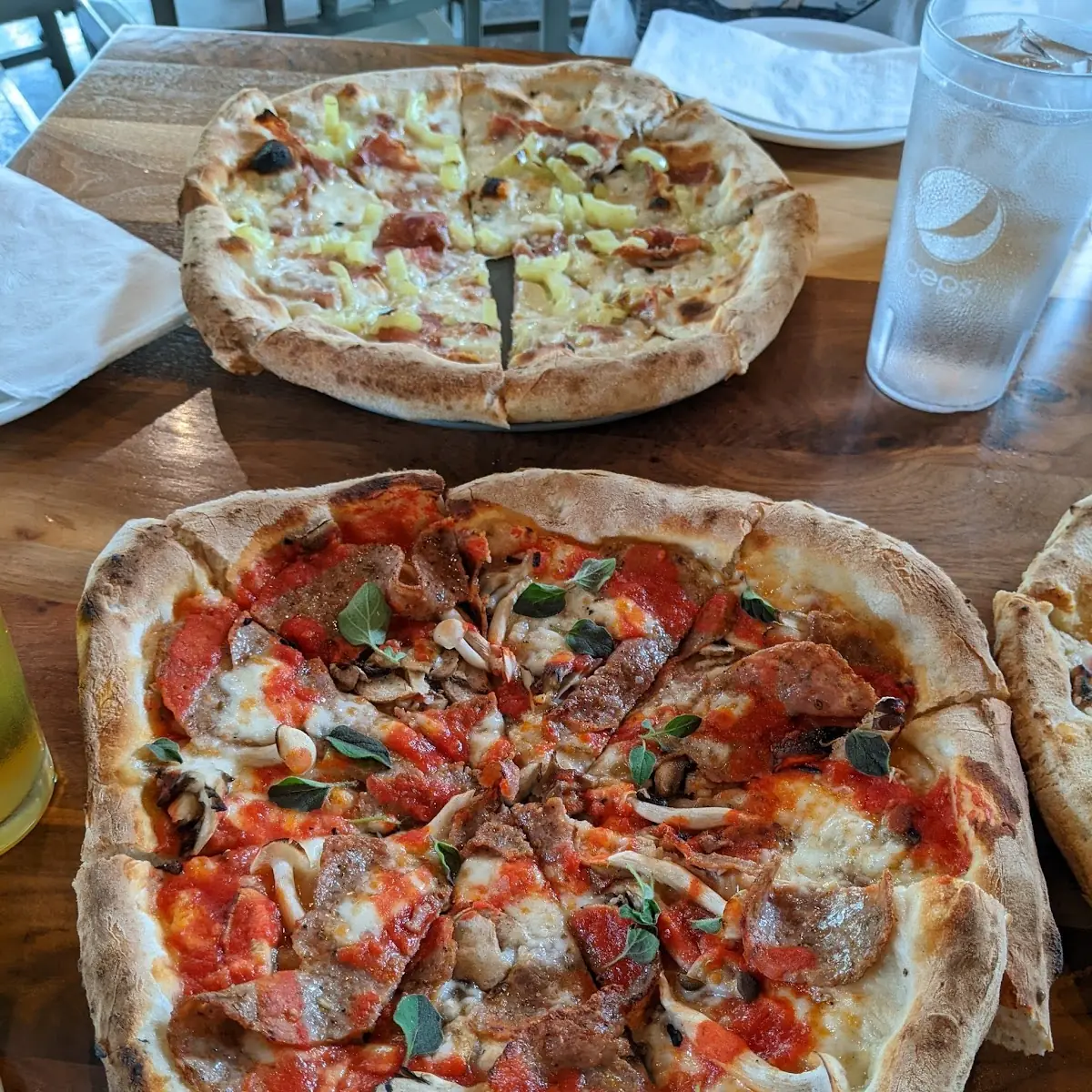 Sausage Pizza with Prosciutto