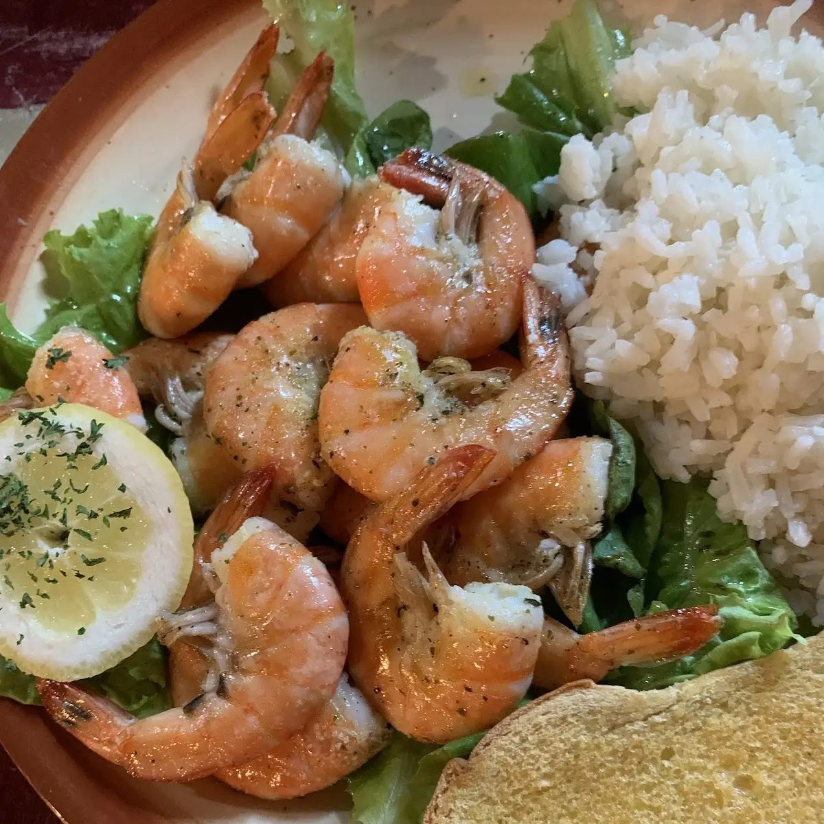 Boiled Shrimp and Fried Fish