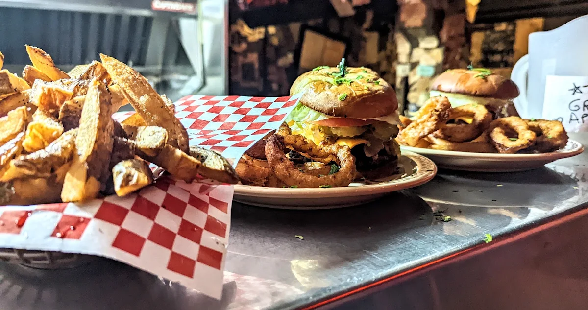 Hamburgers and Onion Rings