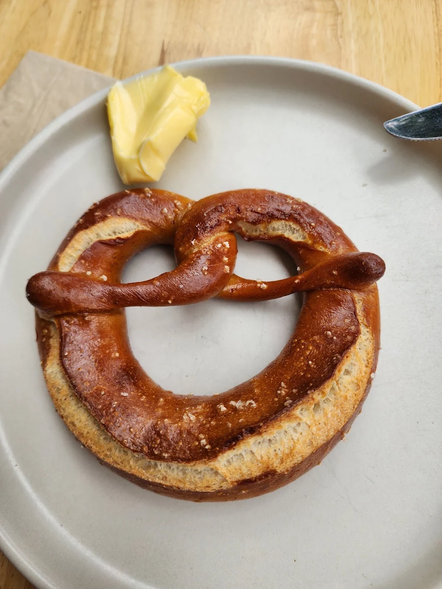 Cream Cheese and Chive Pretzel