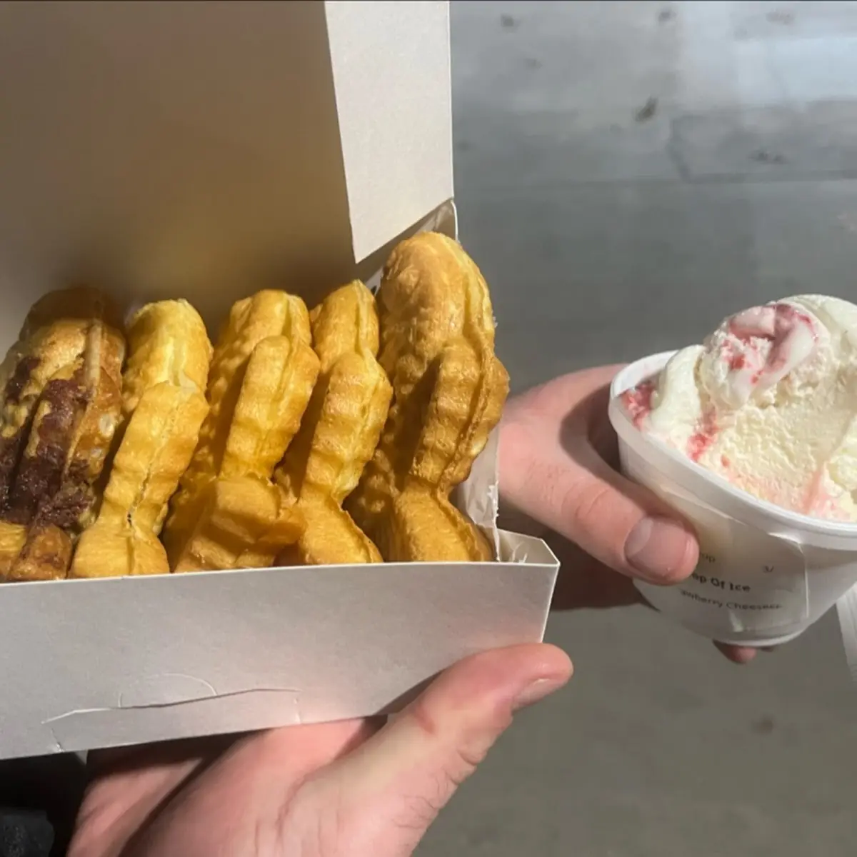 Taiyaki & Strawberry Cheesecake Ice Cream