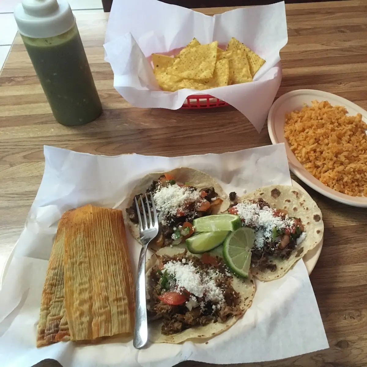 Chicken and Steak Tacos