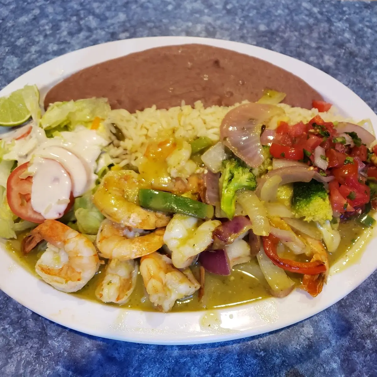 Fajita de Camarón Shrimp Fajitas