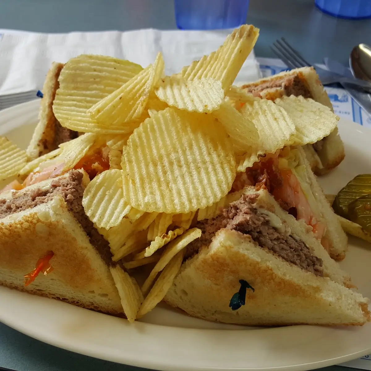 Roast Beef Club Sandwich