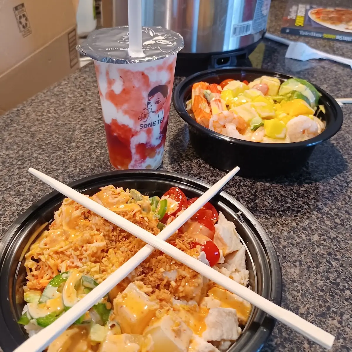 Chicken Poke Bowl