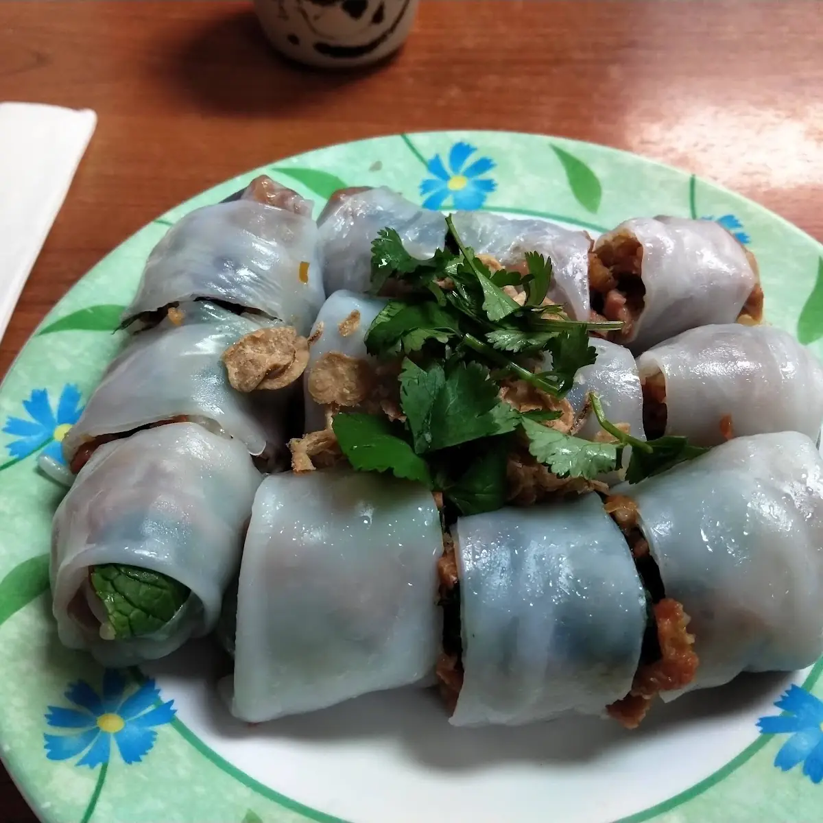 BBQ Pork Wrapped in Flour Sheet