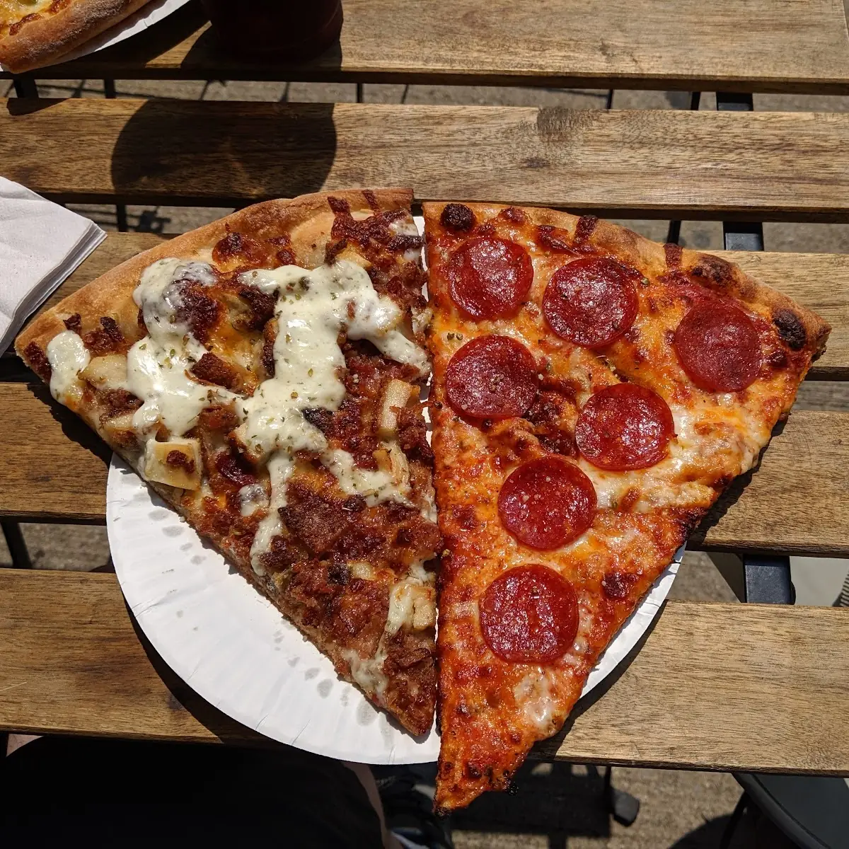 Chicken Bacon Ranch and Pepperoni Pizza