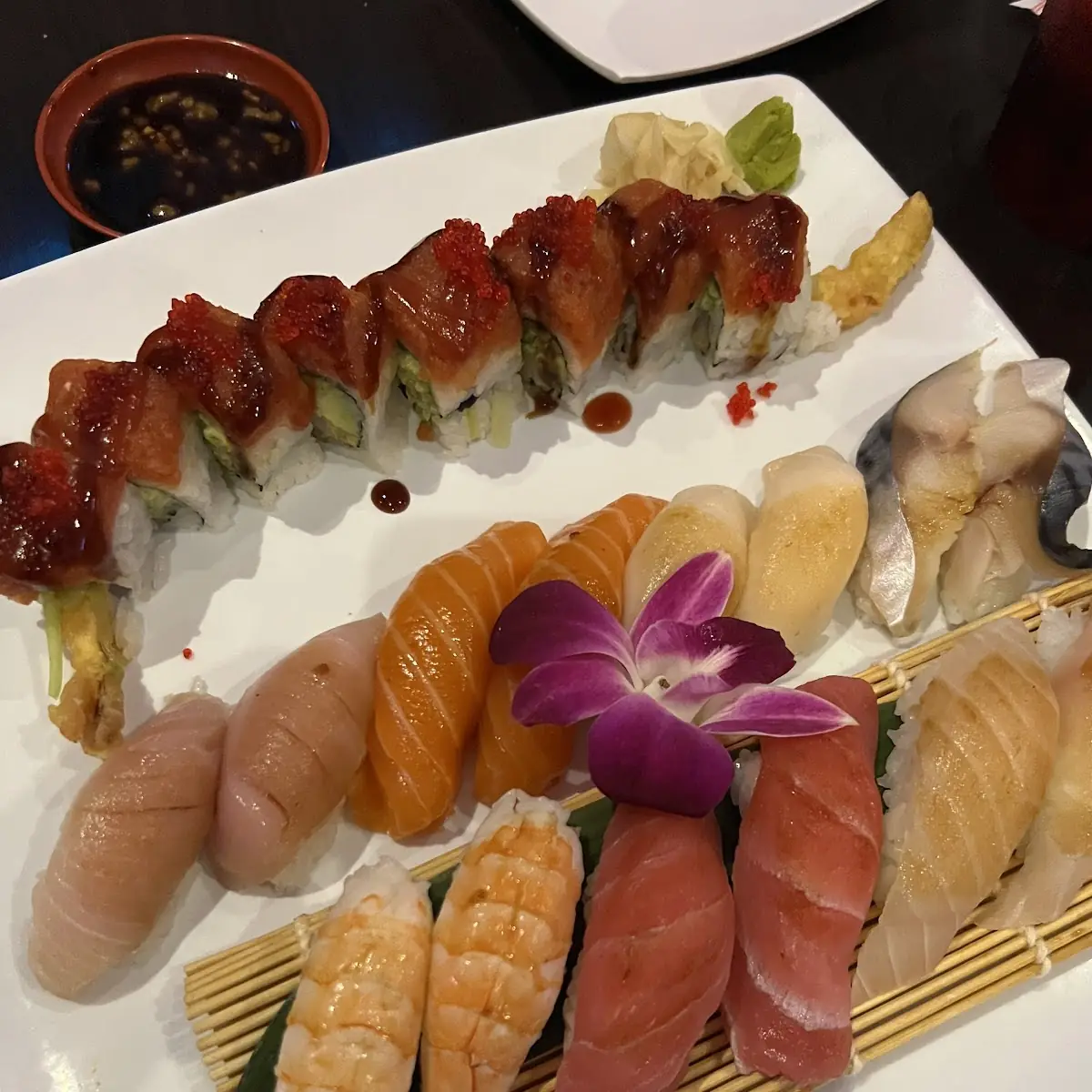 Yellowtail Roll with Ponzu Sauce