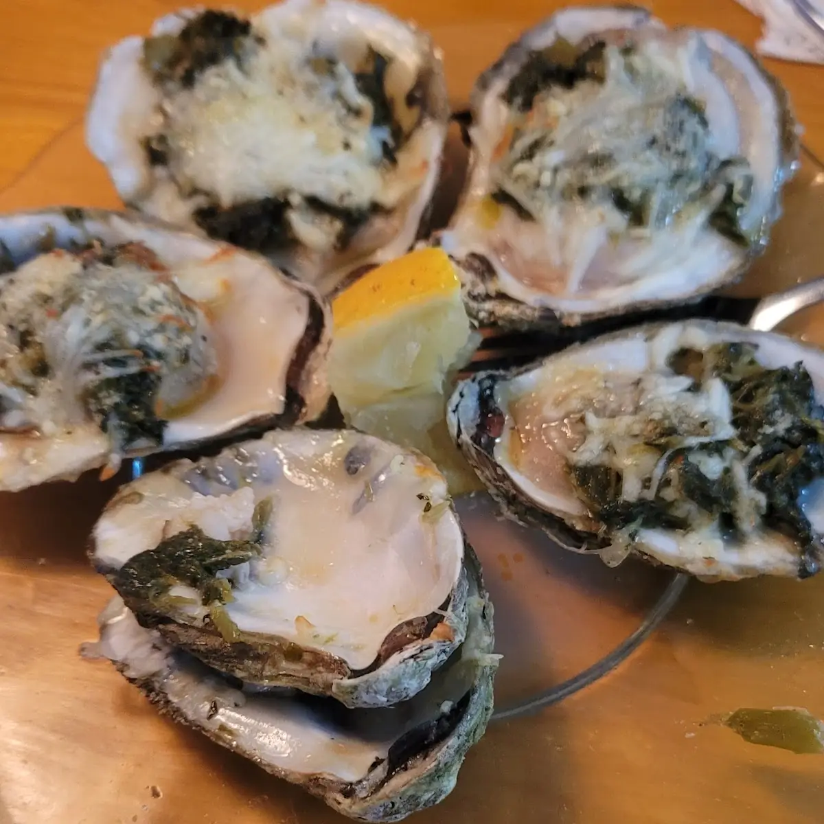 Oysters Rockefeller