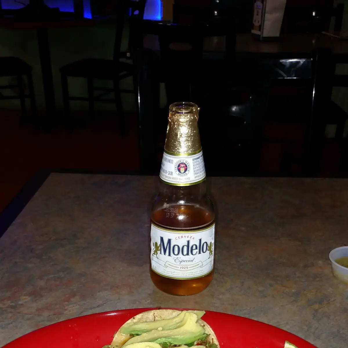 Carnitas Tacos and Modelo Time