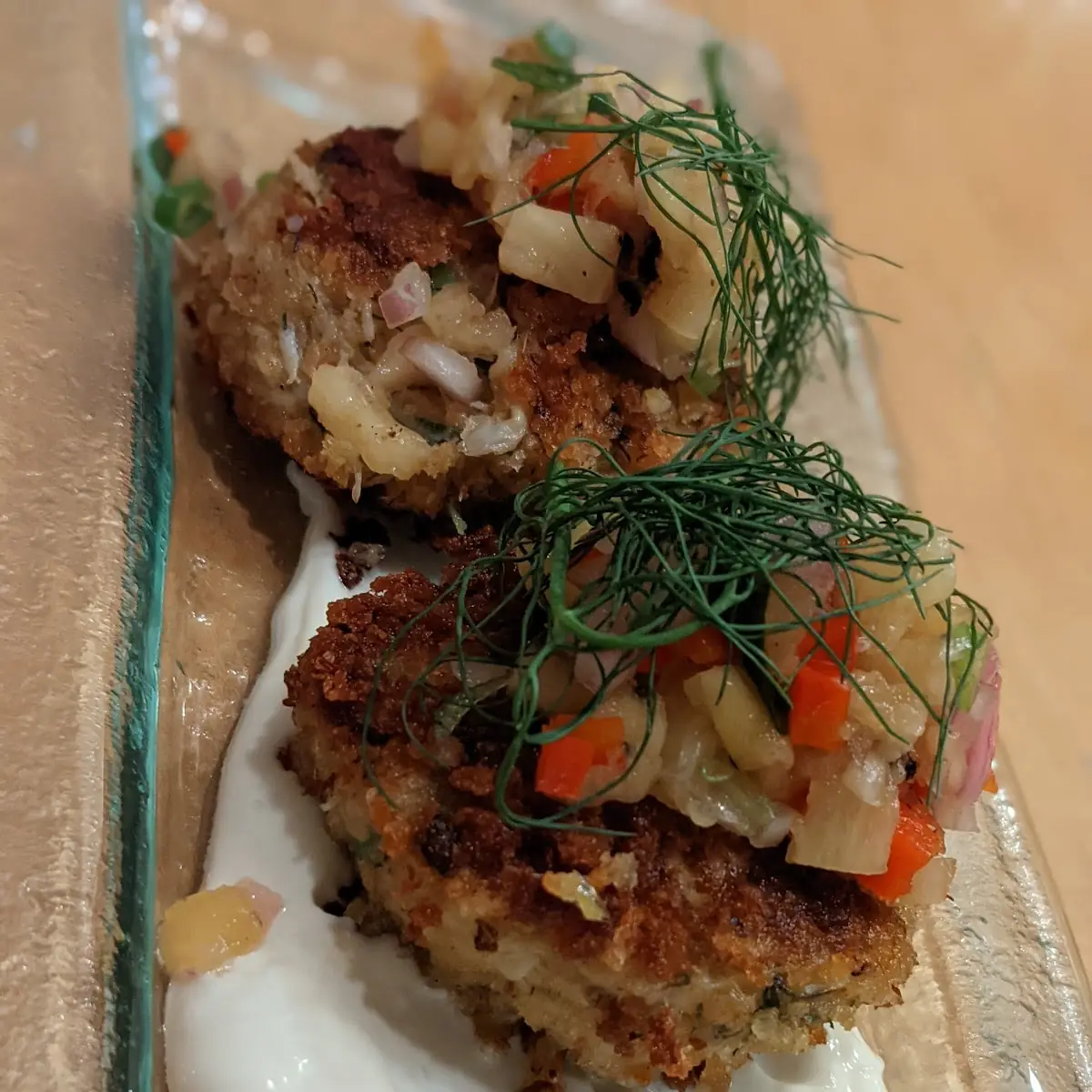 Crab Cakes, Zees Wine Bar & Grill