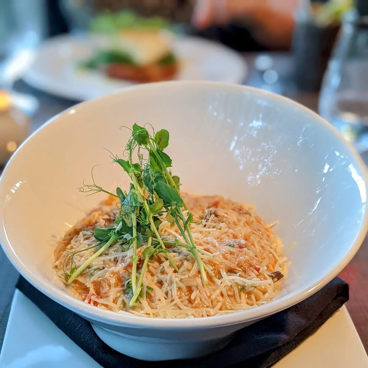 Mediterranean Risotto, Zees Wine Bar & Grill