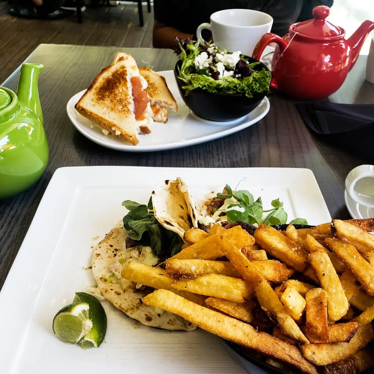 Shrimp Tacos, Zees Wine Bar & Grill