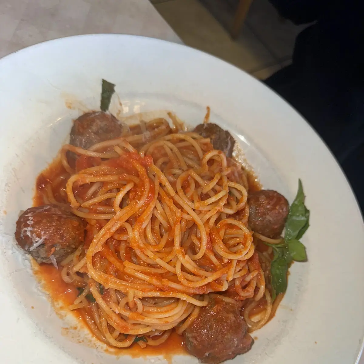 Grandma Spaghetti Meatballs