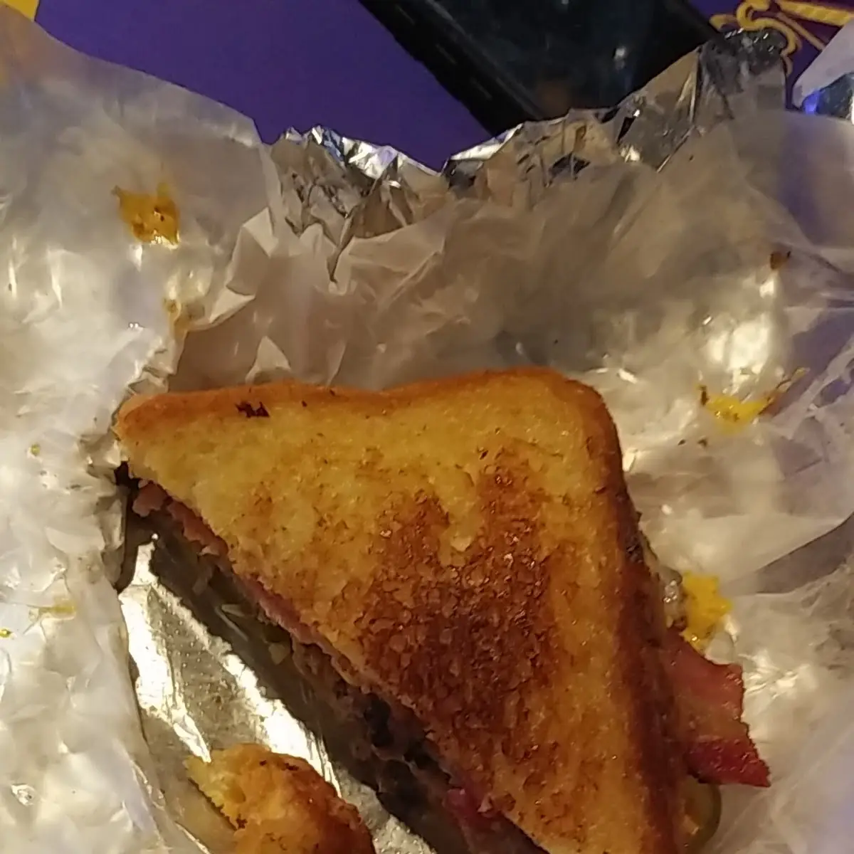 Cheeseburger on Texas Toast