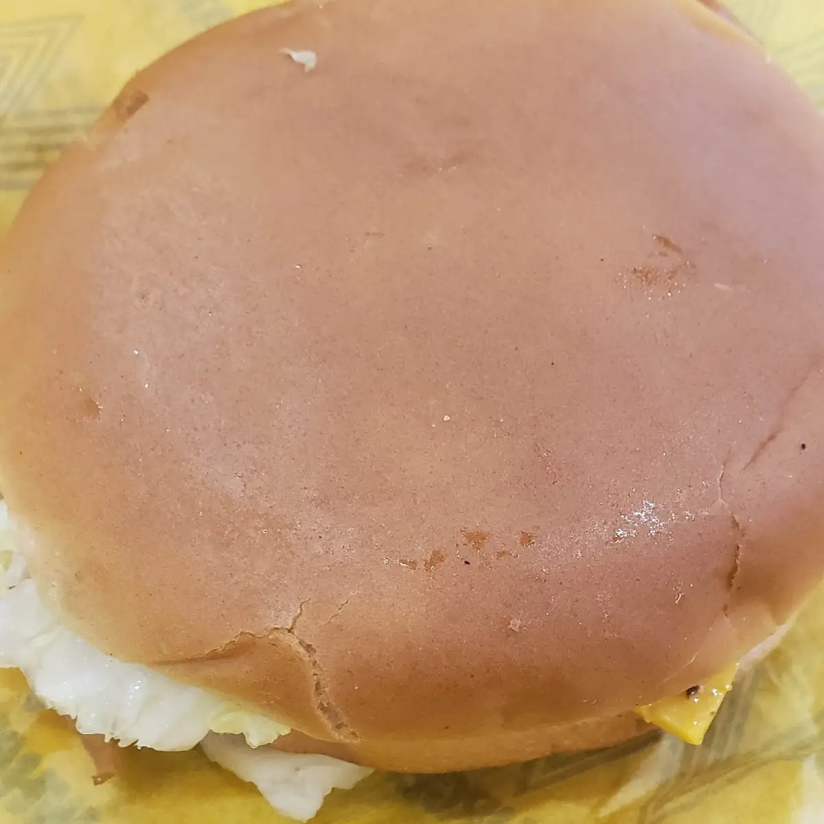 Top of Cheese Burger