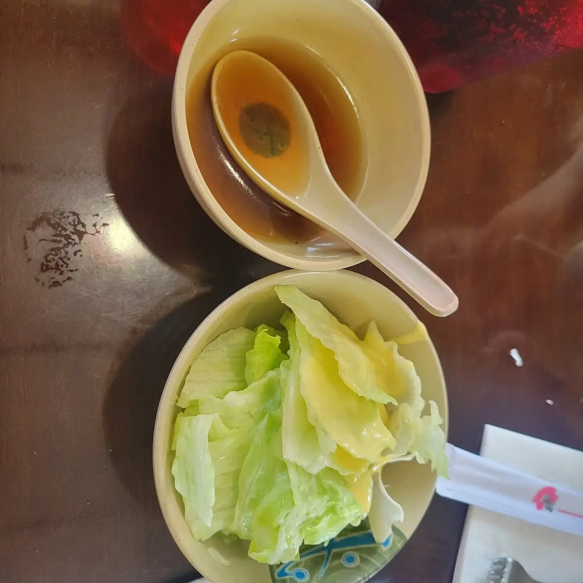 Clear Soup Salad Buah
