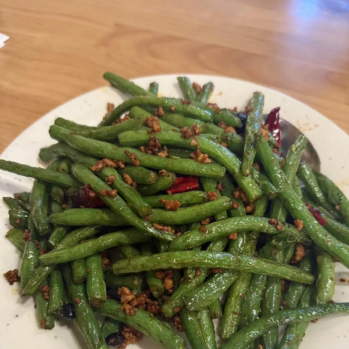 Beans with Minced Meat