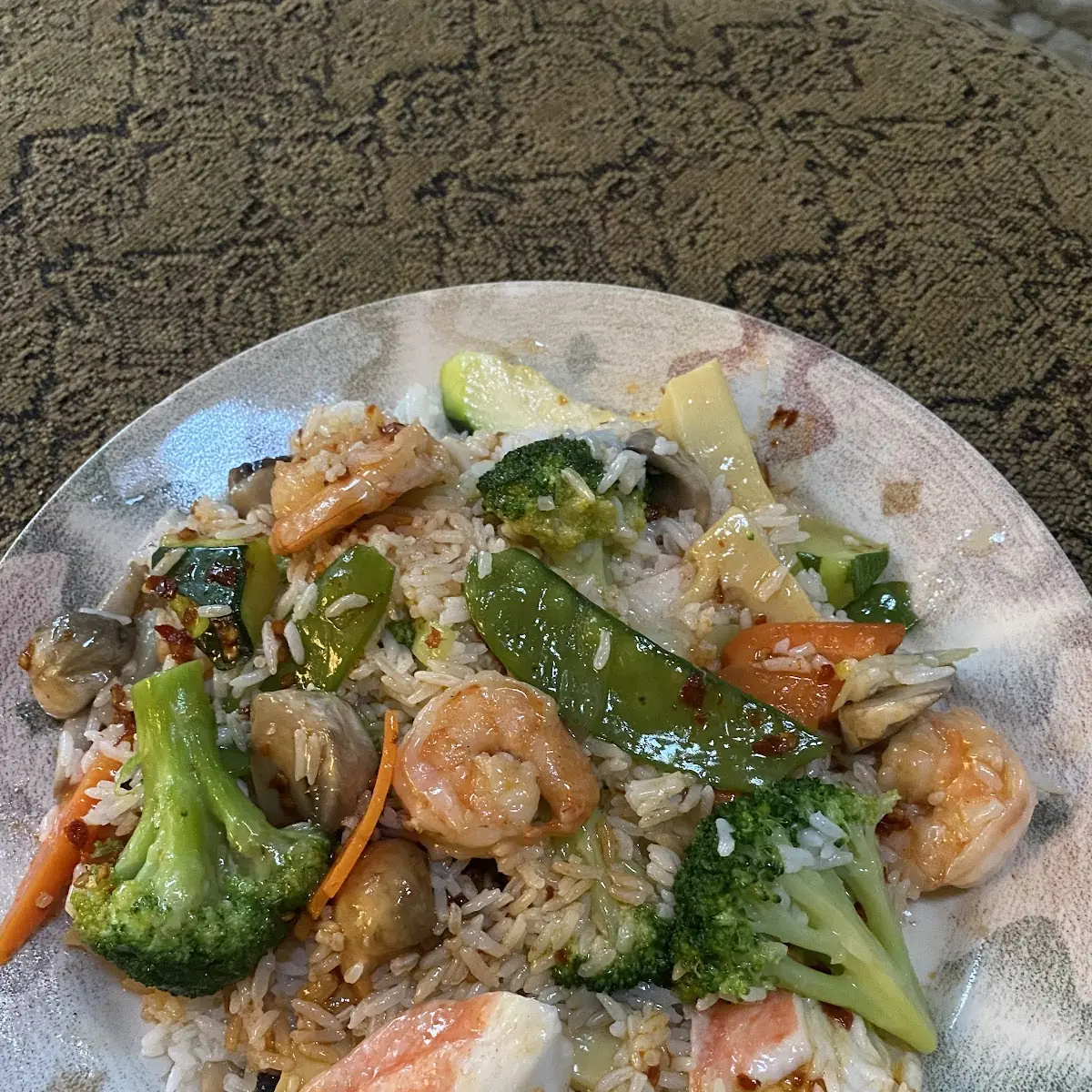 Chicken & Shrimp with Mixed Vegetables