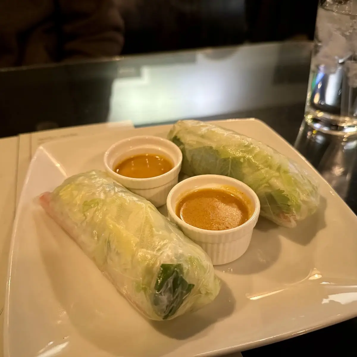 Summer Roll with Peanut Sauce
