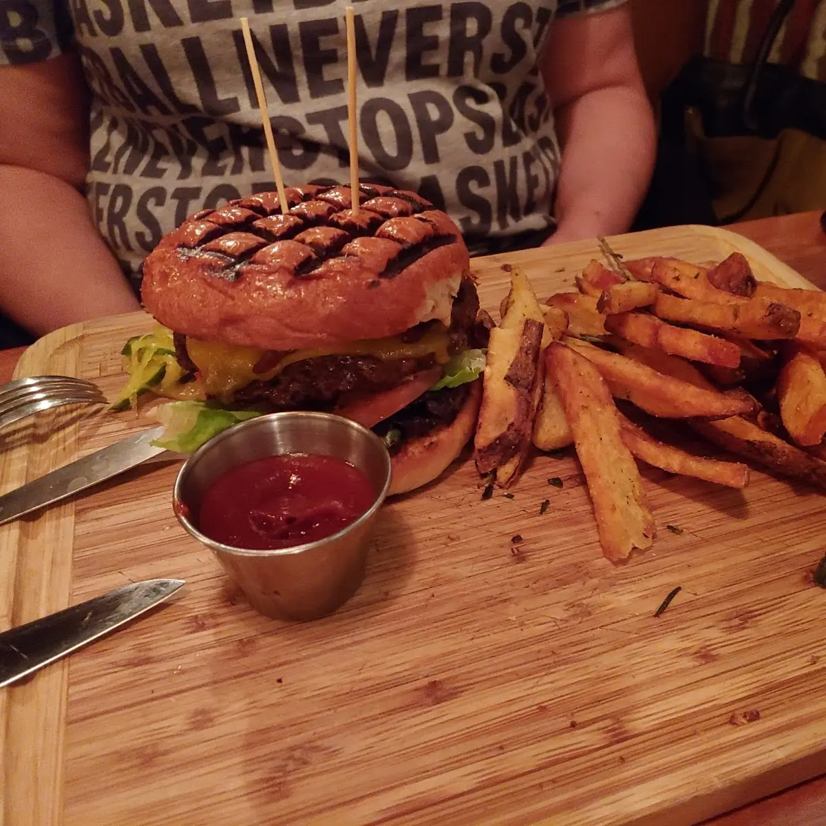 Huntsman Burger on Gluten-Free Bun