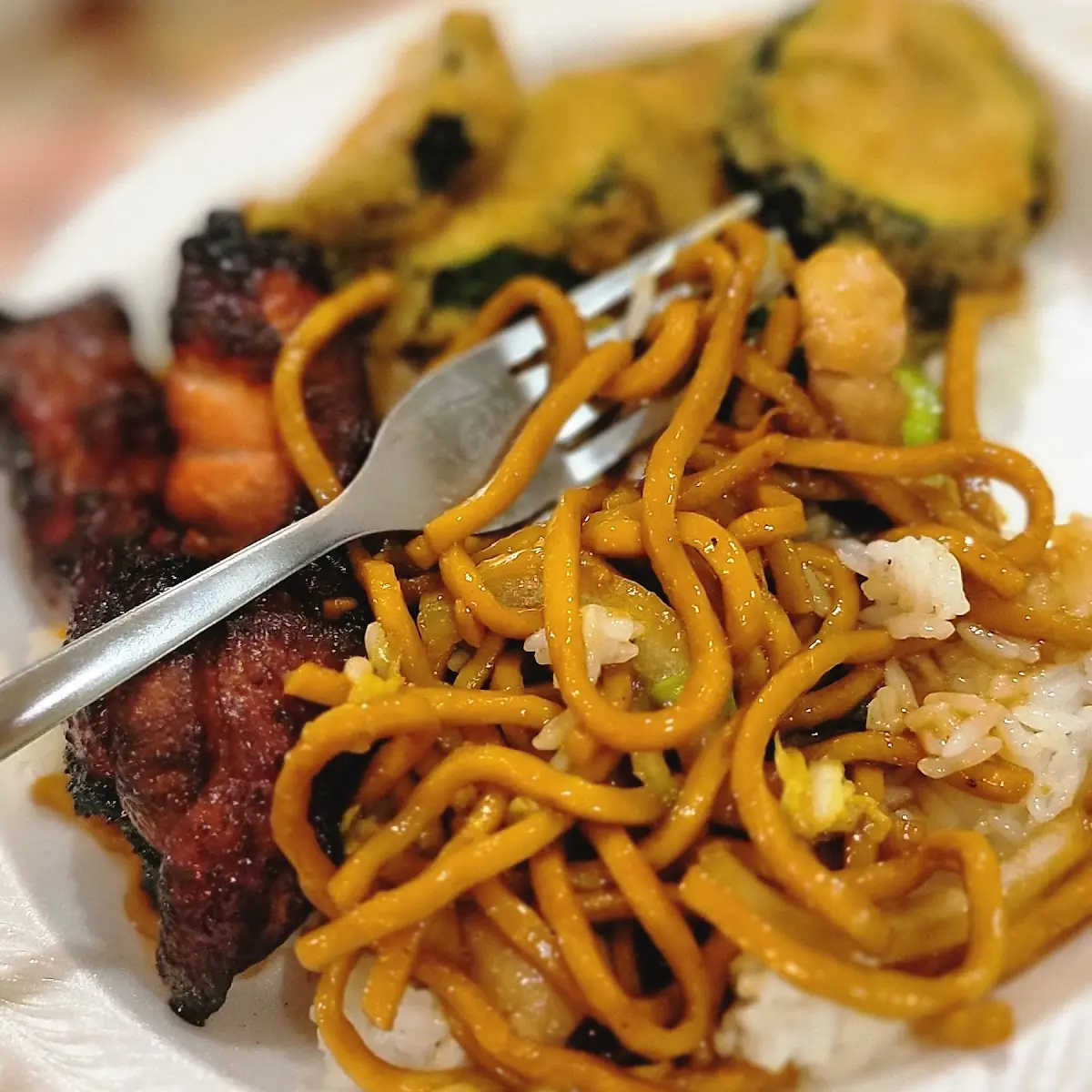 Roast Pork Chow Mein