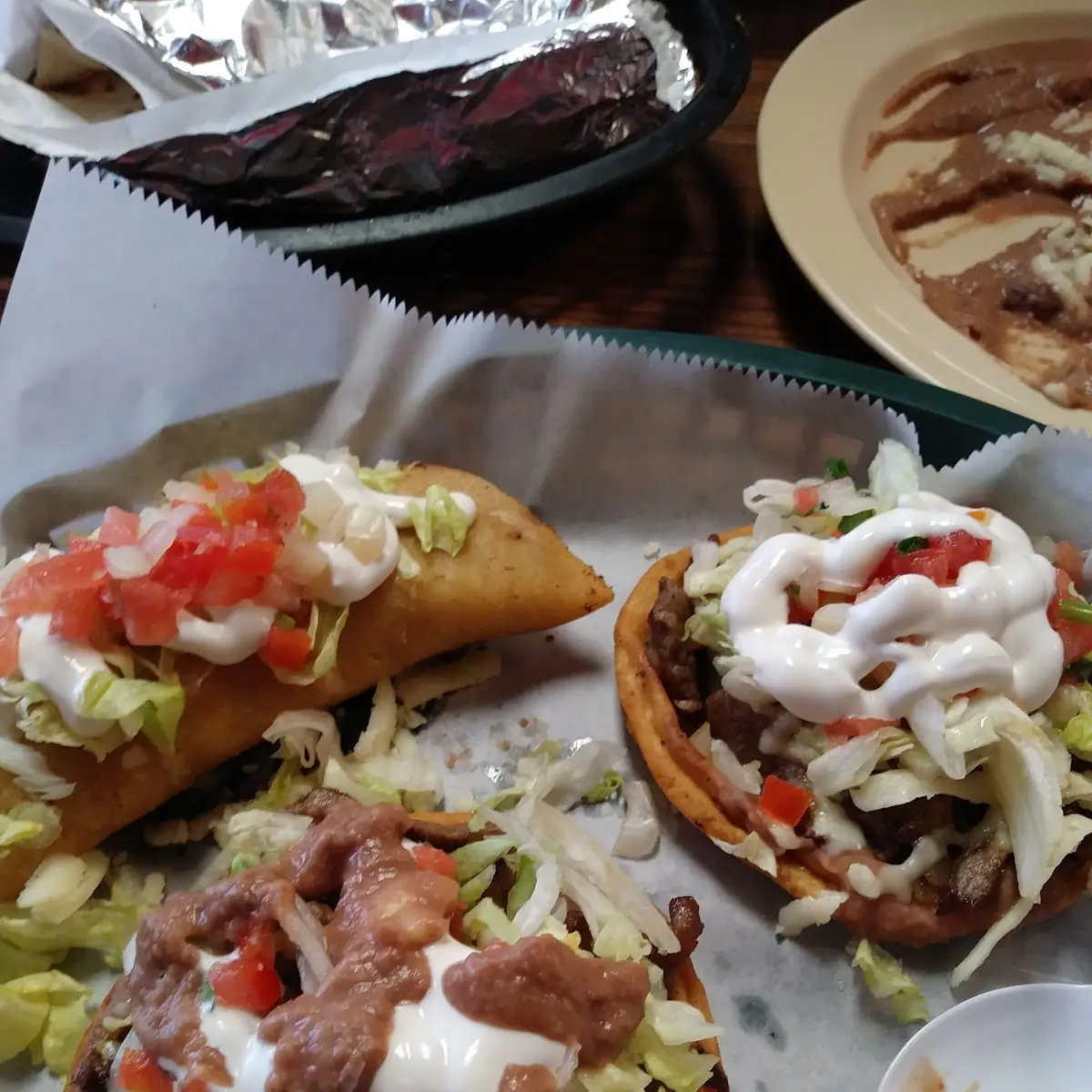 Sope & Ground Beef Taco