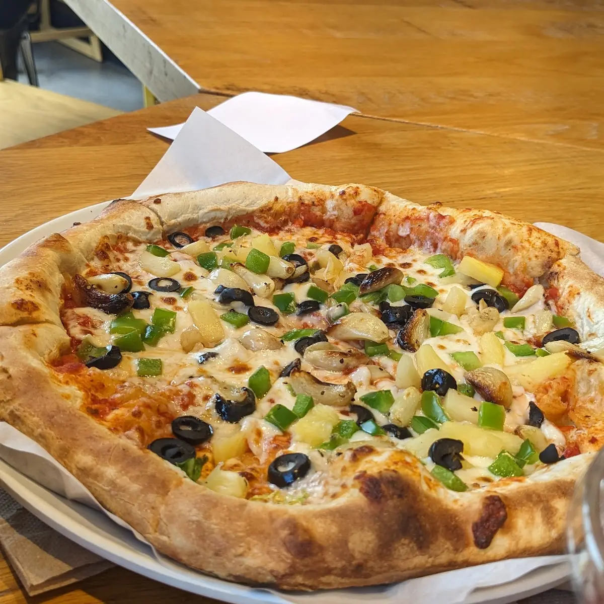 Pizza with Maroon