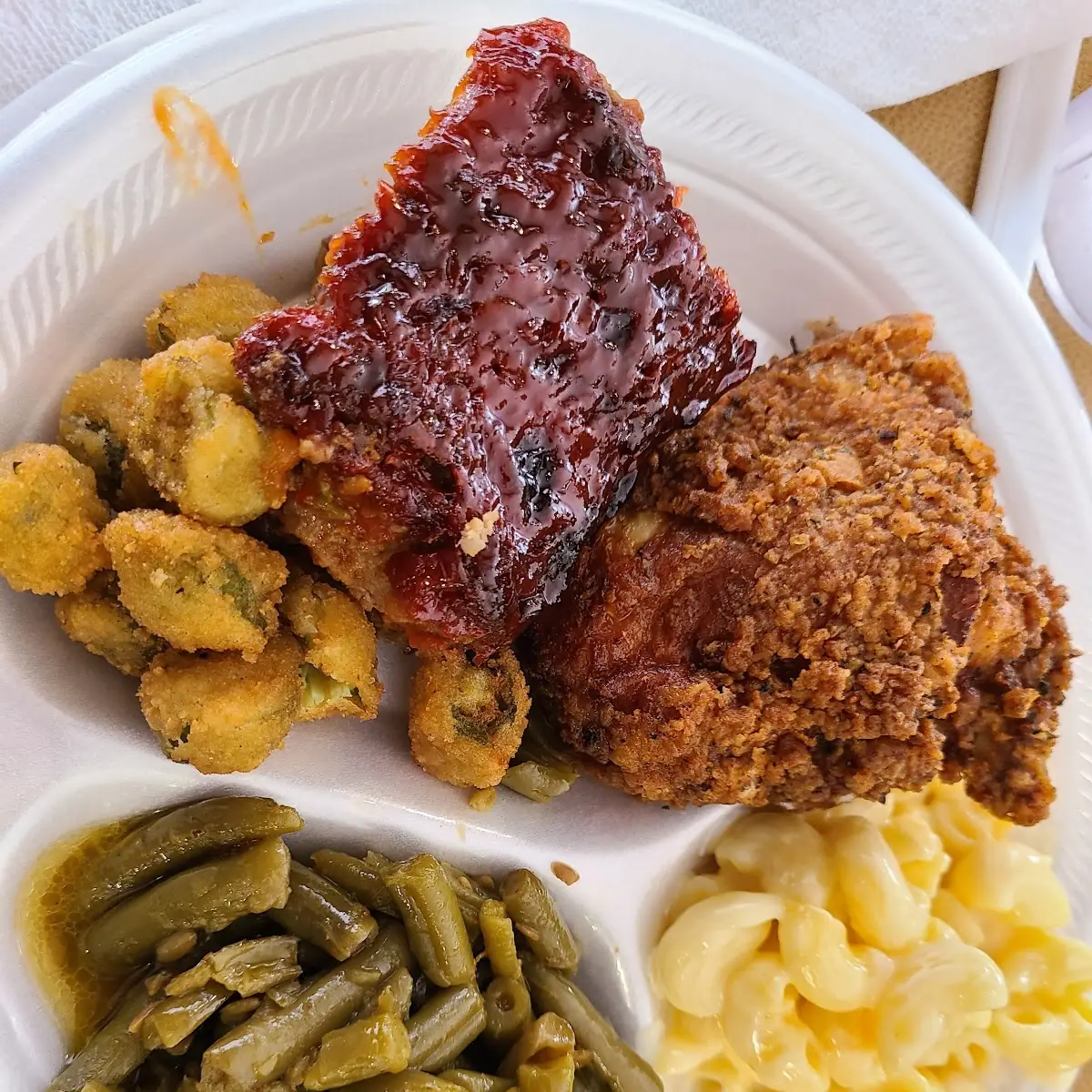 Meatloaf and Fried Chicken