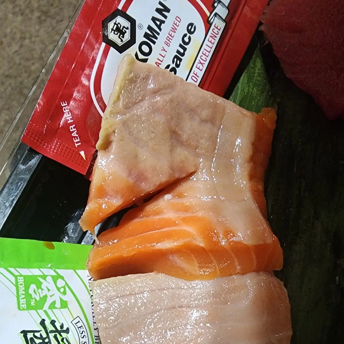 Supposed to Be Salmon Sashimi